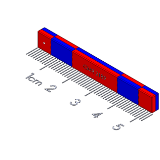 1002189 - Sliding Spring Latch Polymagnet - A
