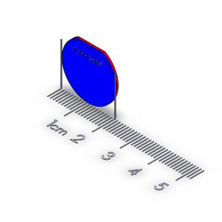 1002634 - Black Ni-Cu-Ni Conventional High strength conventional neodymium magnet